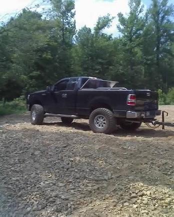 not flexin. the rear is 3 inches higher than the front