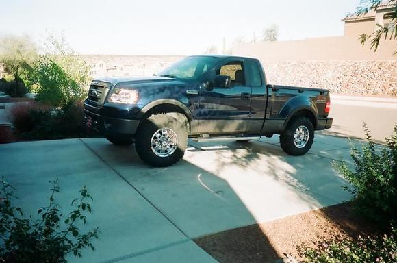 Old mans's truck at rest.