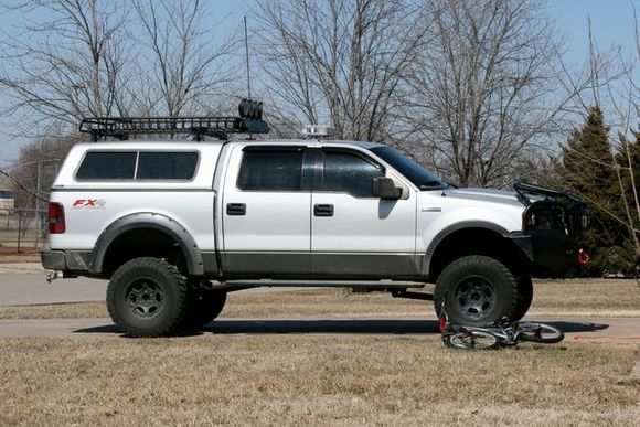 Impact 9's Truck. 8&quot; with 35s... what i want to do with mine eventually