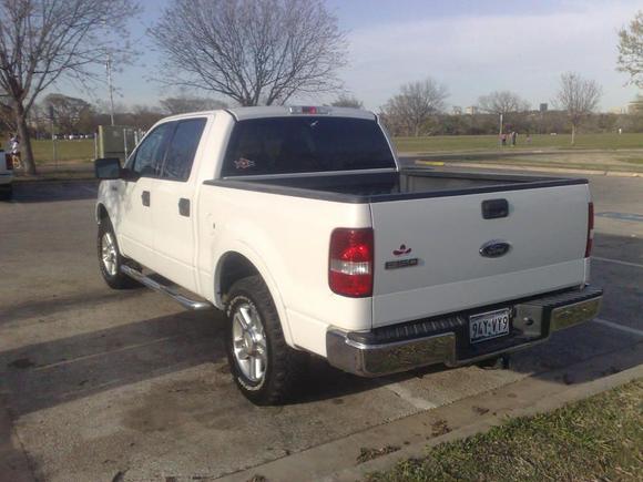 Truck all cleaned up after the road trip.