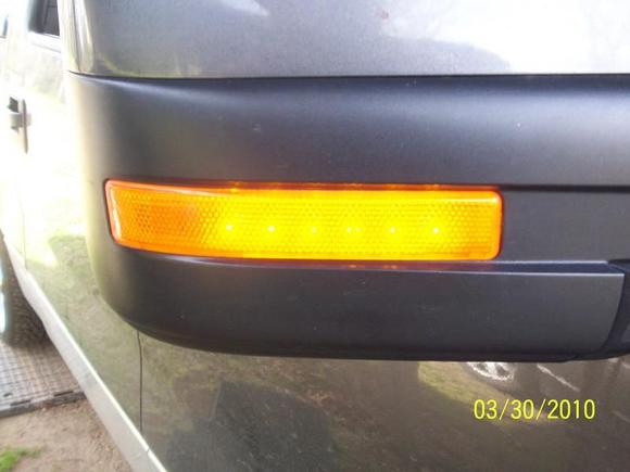 blinker on