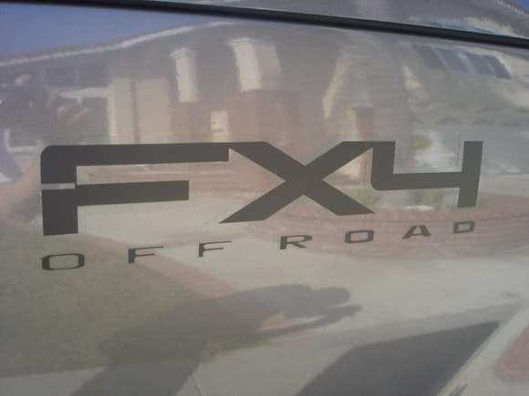 09 FX4 decal. DSG outline with black lettering. From Patriotdecals.com