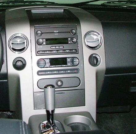 FX 4 Lux center trim panel EATC.  Ford "wave" pattern