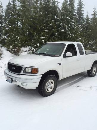 checking out snow tire traction