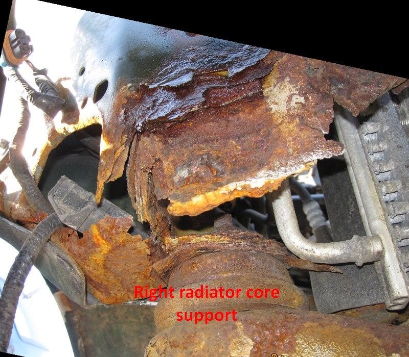 2001 Ford f 150 radiator core support #8