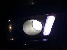 6500K for the fogs LED versus the 8-9000K with blue hue.