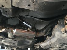 Had the Megan racing down pipe and defouler installed. Whole entire exhaust system complete.😎