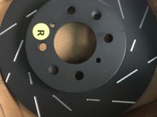 EBC rotors w/greenstuff pads