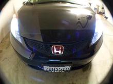 Front view with a fish eye w/ authentic red a Honda emblem from Japan.