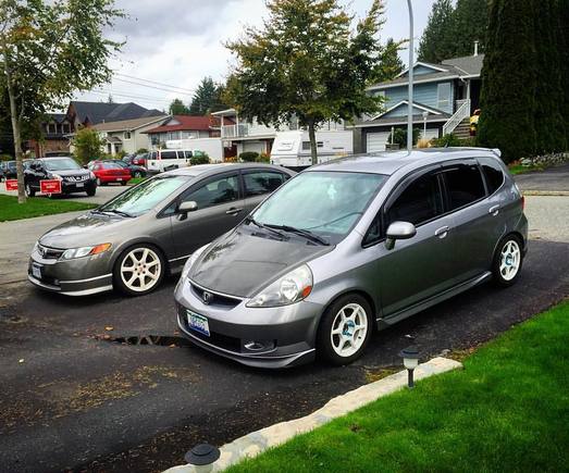 2015/09 - Sitting with the brother's FA5.. if you've been following my timeline you'll notice he switches cars like shirts.. lol.