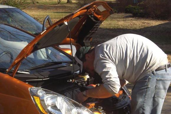 putting on the ground kit and the HID head lights.