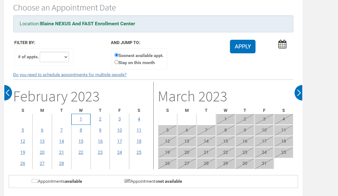 Nexus Renewal Information and Processing Timelines Page 95