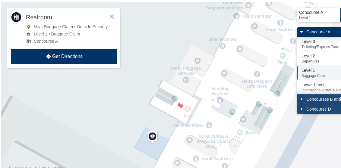 Bathrooms at DTW McNamara Terminal baggage claim? FlyerTalk Forums