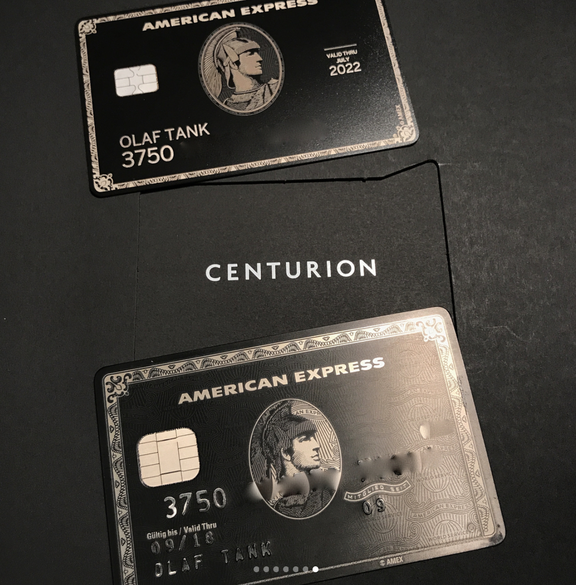 new amex centurion card