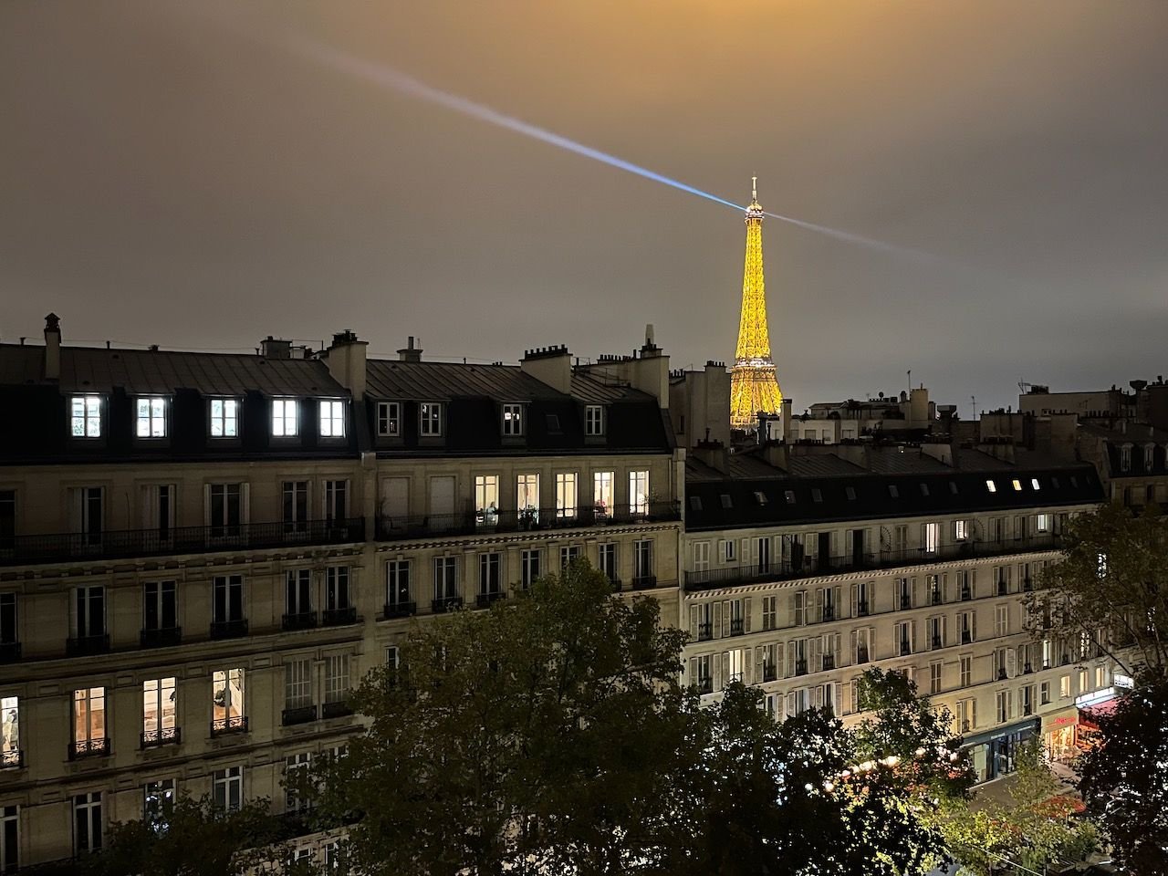 View from my hotel room