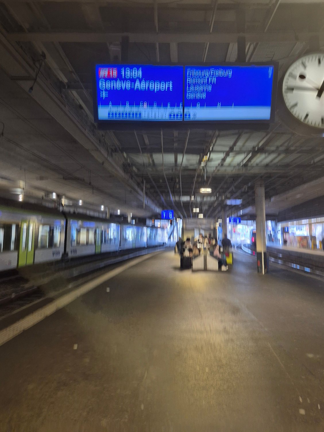 Waiting for the arrival