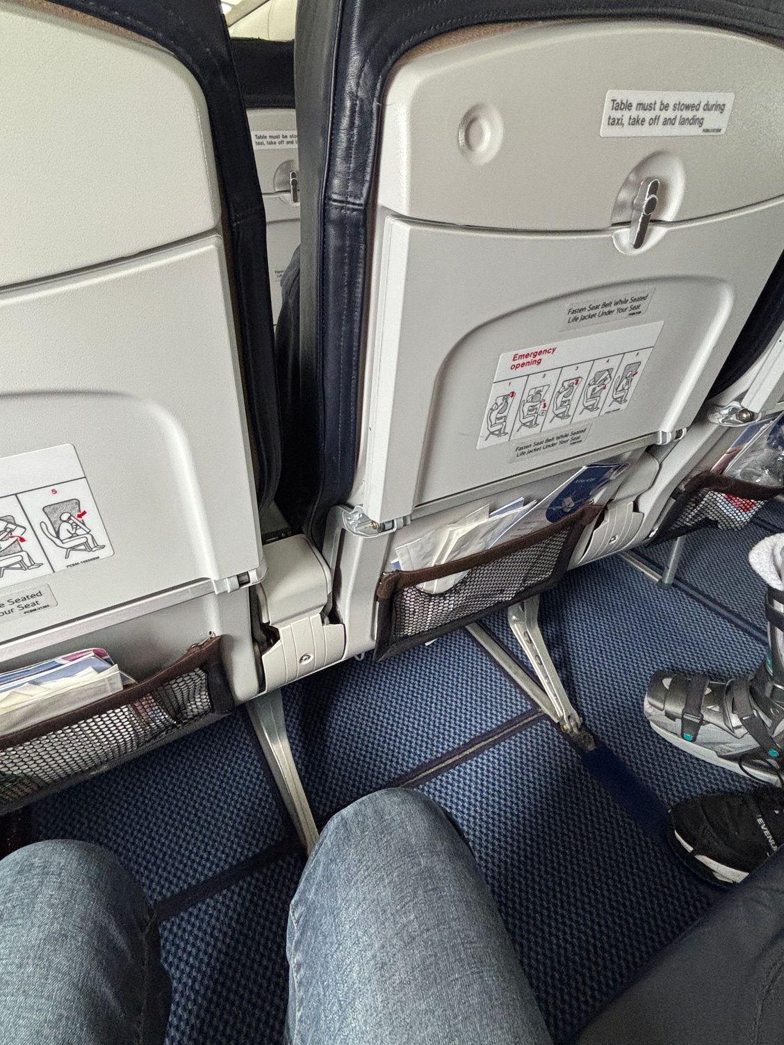 Povvo Club - row 10 on a BA A319