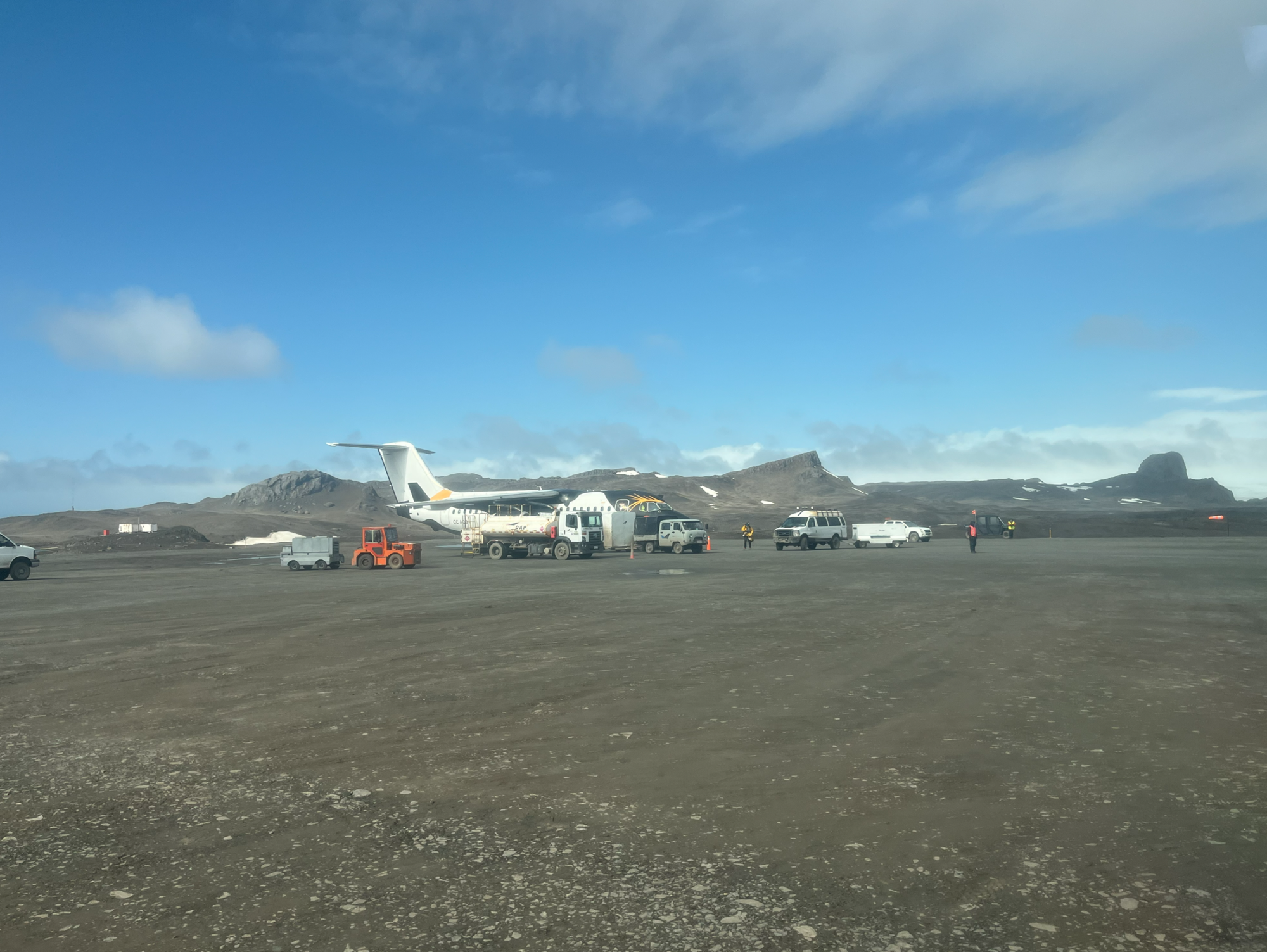Our Waiting aircraft