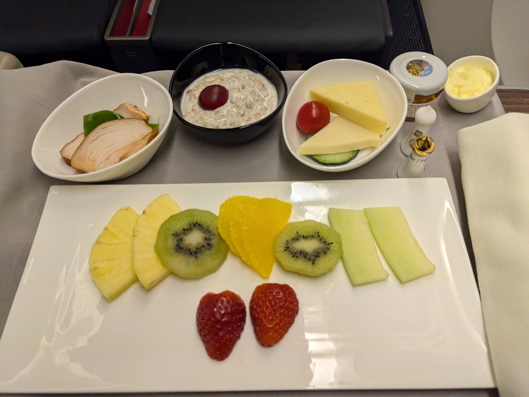 Fruit was ripe and fresh, very good.