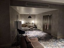 Working / living / dining area.