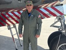 Our pilot for the flight, Doug Rozendaal; veteran warbird pilot