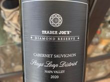 Trader Joe’s new Diamond Reserve wine from Stags Leap District. Bottle is now empty. 
