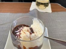 At last! My first hot fudge sundae after quite a while. It was quite decadent