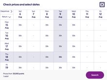 VAA - LHR 68,52€ + 30k AY+ points