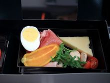 Norwegian Premium breakfast.
