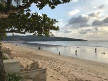Jimbaran beach in front of the hotel 