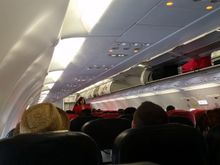 This is the first time I have ever witnessed visible mist on an aircraft.