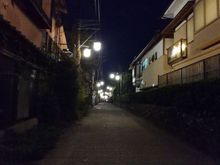 alleyway at night