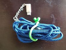 Looks a bit dorky at first, but the chain keeps from losing the adapter piece. Not as hard to attach as some reviewers say.