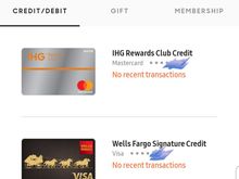 Cards added successfully to Samsung Pay wallet 