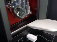 2 power ports along with usb ports. 