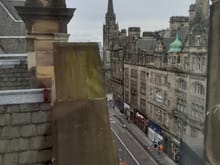 View from Turret looking south ( North Bridge street)