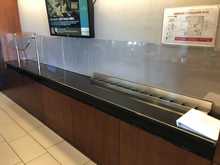 After a quick stop at the restroom I decided to check out the food offerings. UH where are they!?
