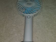 This fan wasn't in there, but I ALWAYS bring it along for stuffy hotel rooms when the A/C is working but not really providing enough circulation. Also, it works perfectly on city buses too.