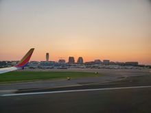 As a result of the short delay in taking off, I had given up all hopes of a good sunset photo. But I had still strategically picked a right side window seat...