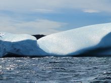 Iceberg from a boat
