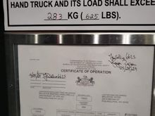 Expired elevator inspection certificate