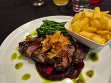 I went for the kangaroo and it was delicious