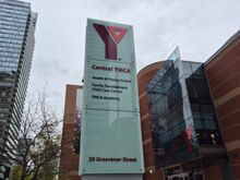 The YMCA recreation centre. It has a swimming pool, gym and more