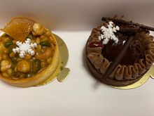 Caramel Mixed nuts and Black Forest tarts from Tarte