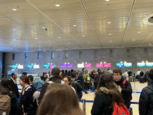 TLV security que before checkin que