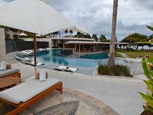 Overlooking kids pool area