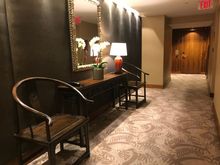 Nice hallways.  Very little foot traffic, very quiet, no door slamming.