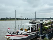 Overcast day by the Rhine