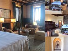 Interiors of the Getty suite.