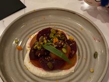 Beets and tomato soup